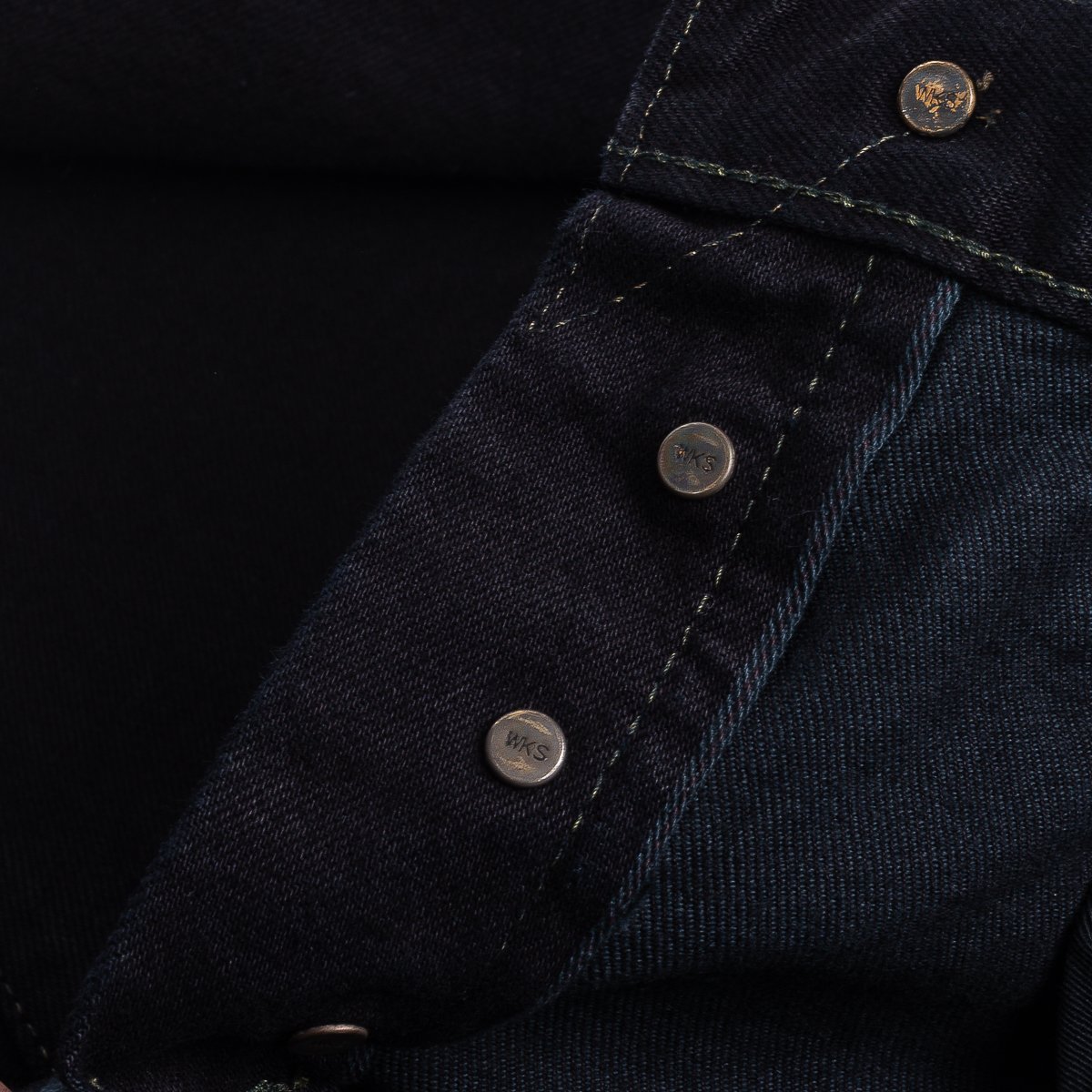 Iron Heart IH-666S-142od 14oz Selvedge Denim Slim Straight Cut Jeans -  Indigo Overdyed Black