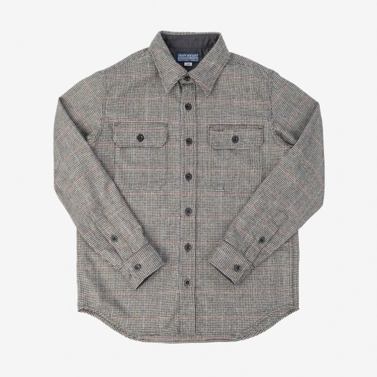 14oz Fox Brothers® Wool Halsway Gunclub Check Flannel CPO Shirt