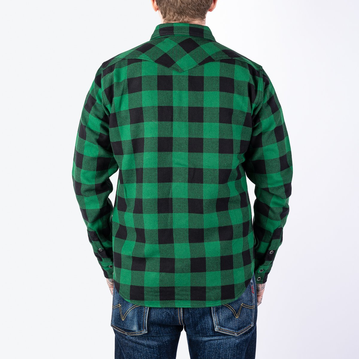 Iron Heart Ultra-Heavy Flannel - IHSH-232-RED - Buffalo Check Red