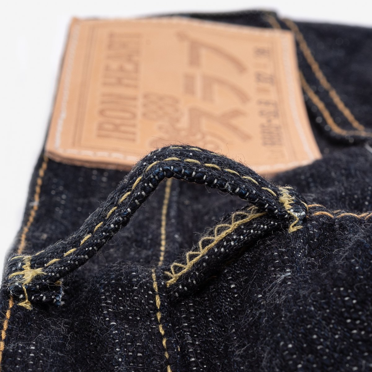 IH-888S-SLB 16oz Slubby Japanese Selvedge Denim Jeans Indigo - The