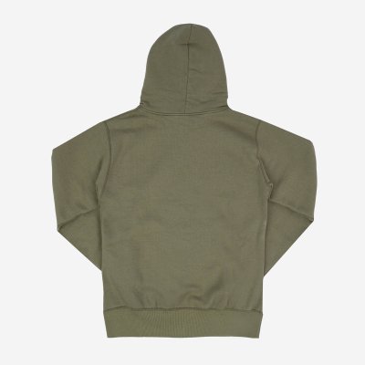 14oz Ultra Heavyweight Loopwheel Cotton Hoodie - Olive