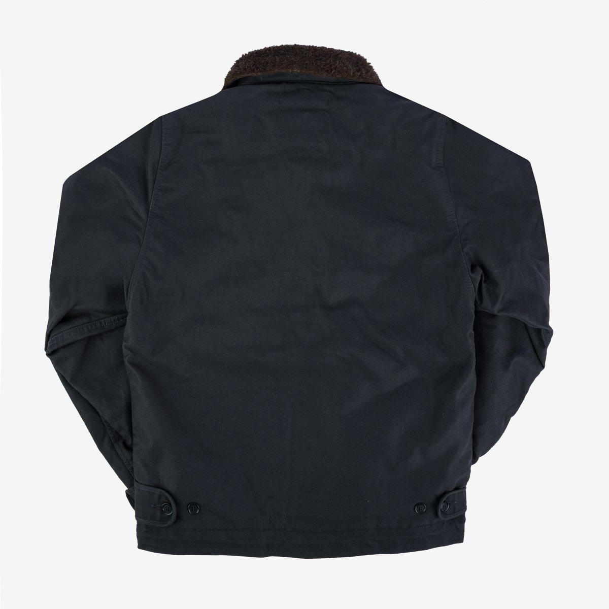 Oiled Whipcord N1 Deck Jacket - Black